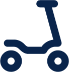 scooter line transport icon