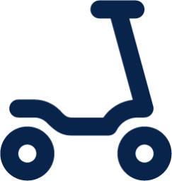 scooter line transport icon