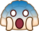scream (dumpling) emoji