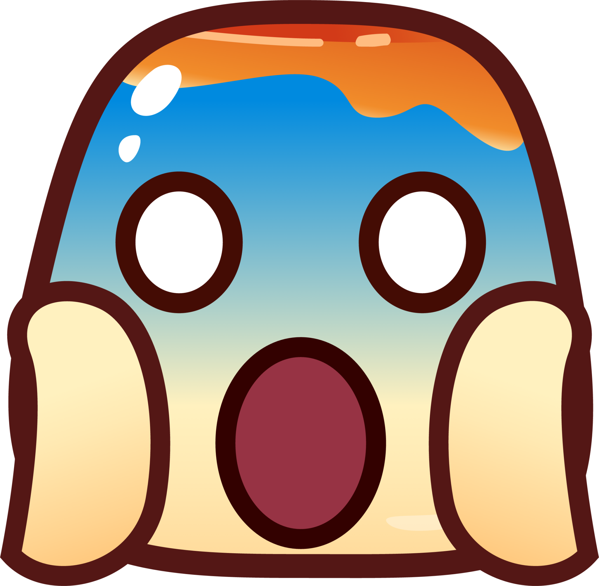 face screaming in fear Emoji - Download for free – Iconduck