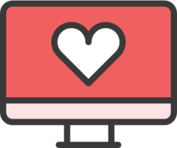 screen heart icon