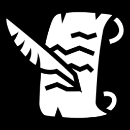 scroll quill icon