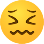 Scrunched face emoji emoji