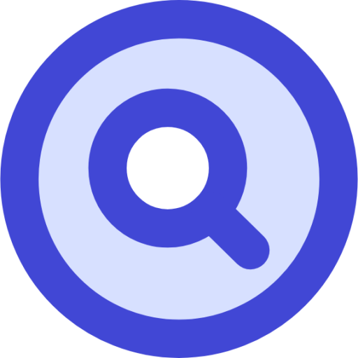 search circle circle glass search magnifying icon