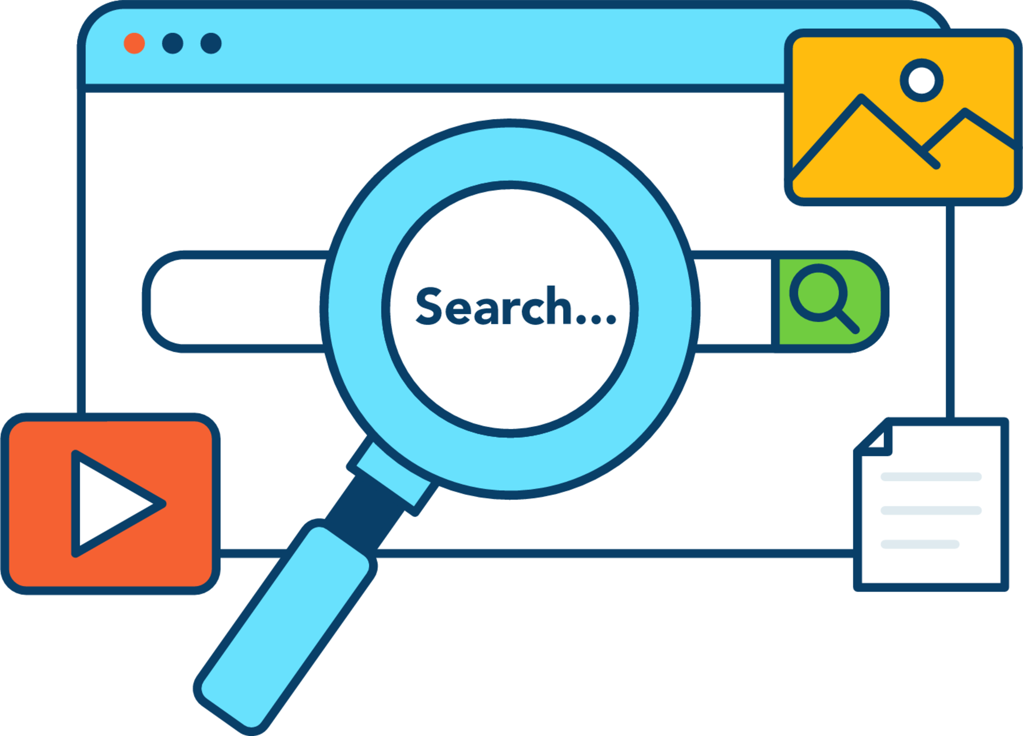 Search Engine illustration