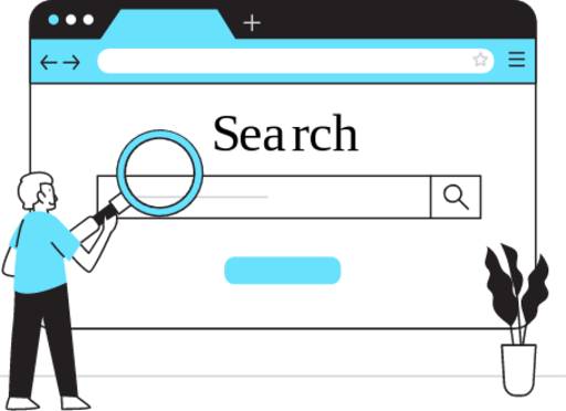 Search engine illustration