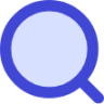 search glass search magnifying icon
