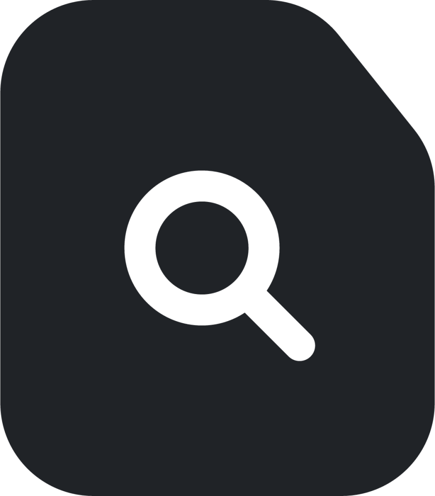 searchfile (rounded filled) icon