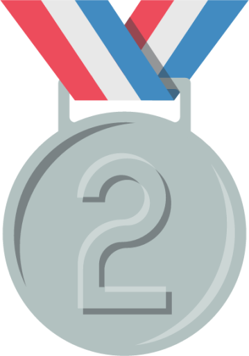 second place medal emoji