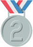 second place medal emoji