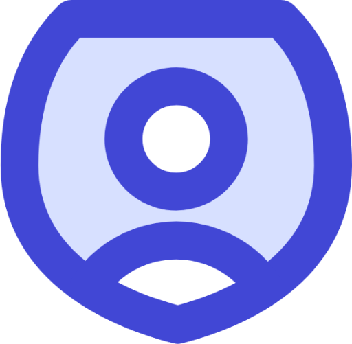 security shield profile icon