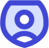 security shield profile icon