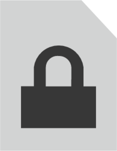 Security Identity Compliance IAM encrypted data icon
