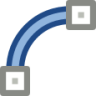 segment curve icon