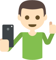 selfie tone 1 emoji