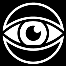 semi closed eye icon