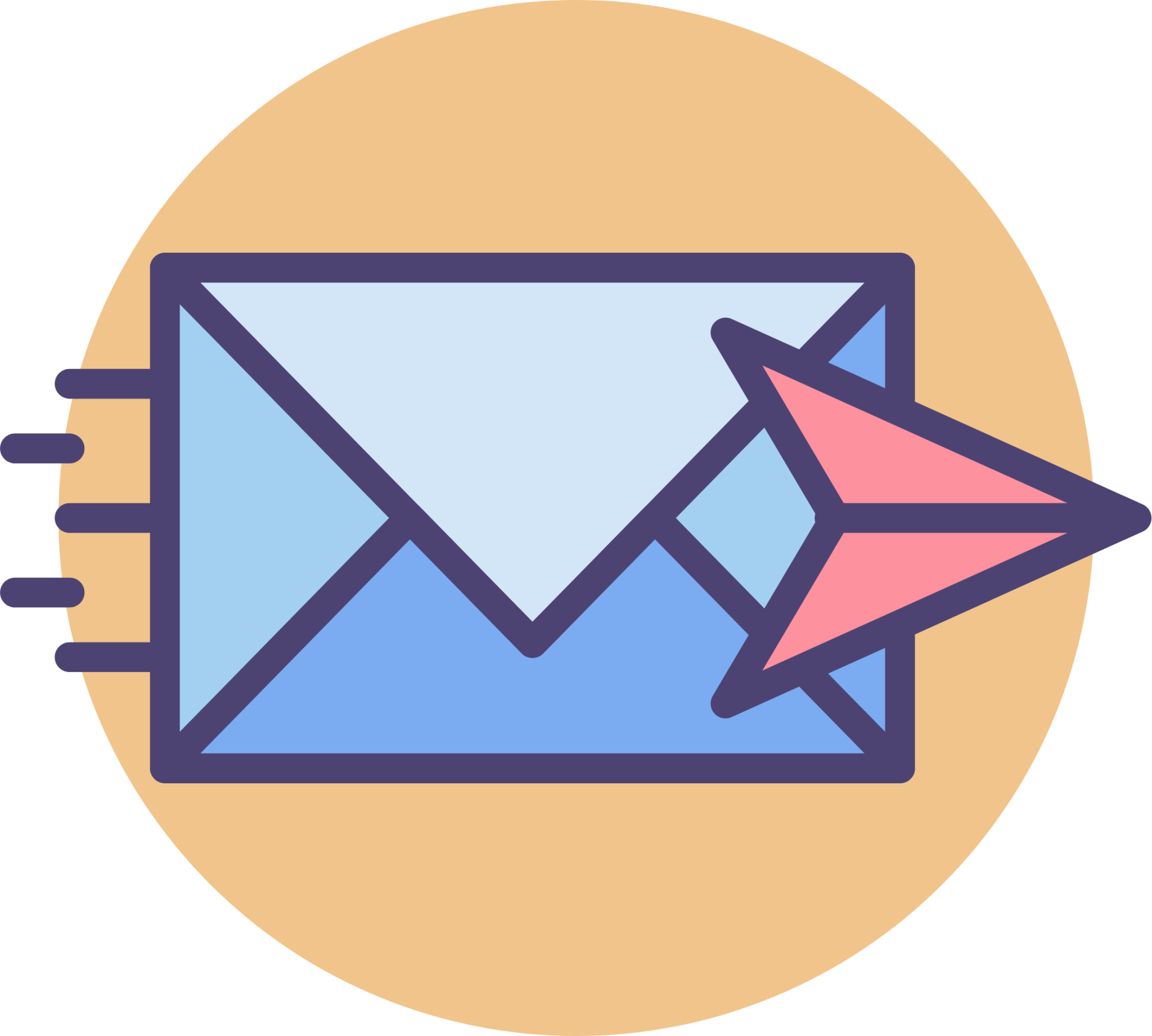 sending email icon