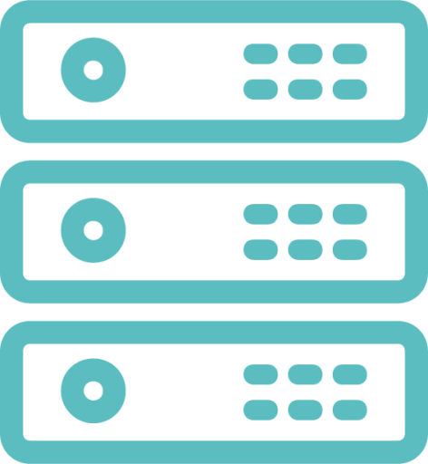 server rack (blue) icon