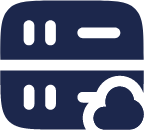 Server Square Cloud icon