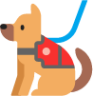service dog emoji