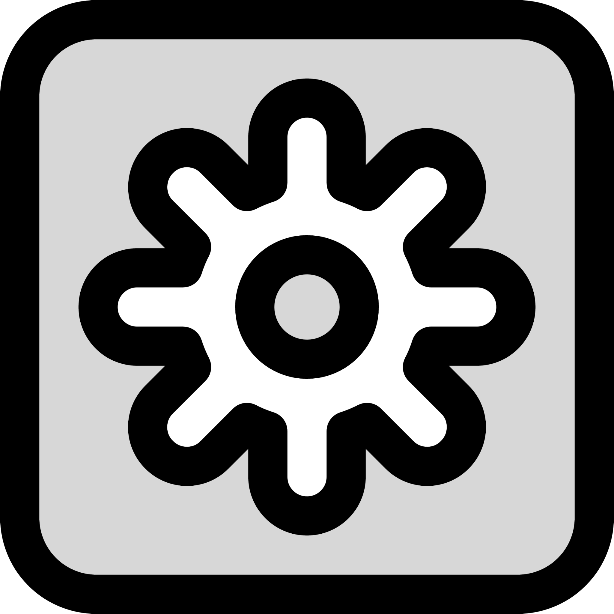 Settings applications (duotone) icon