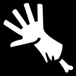 severed hand icon