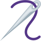 sewing needle emoji