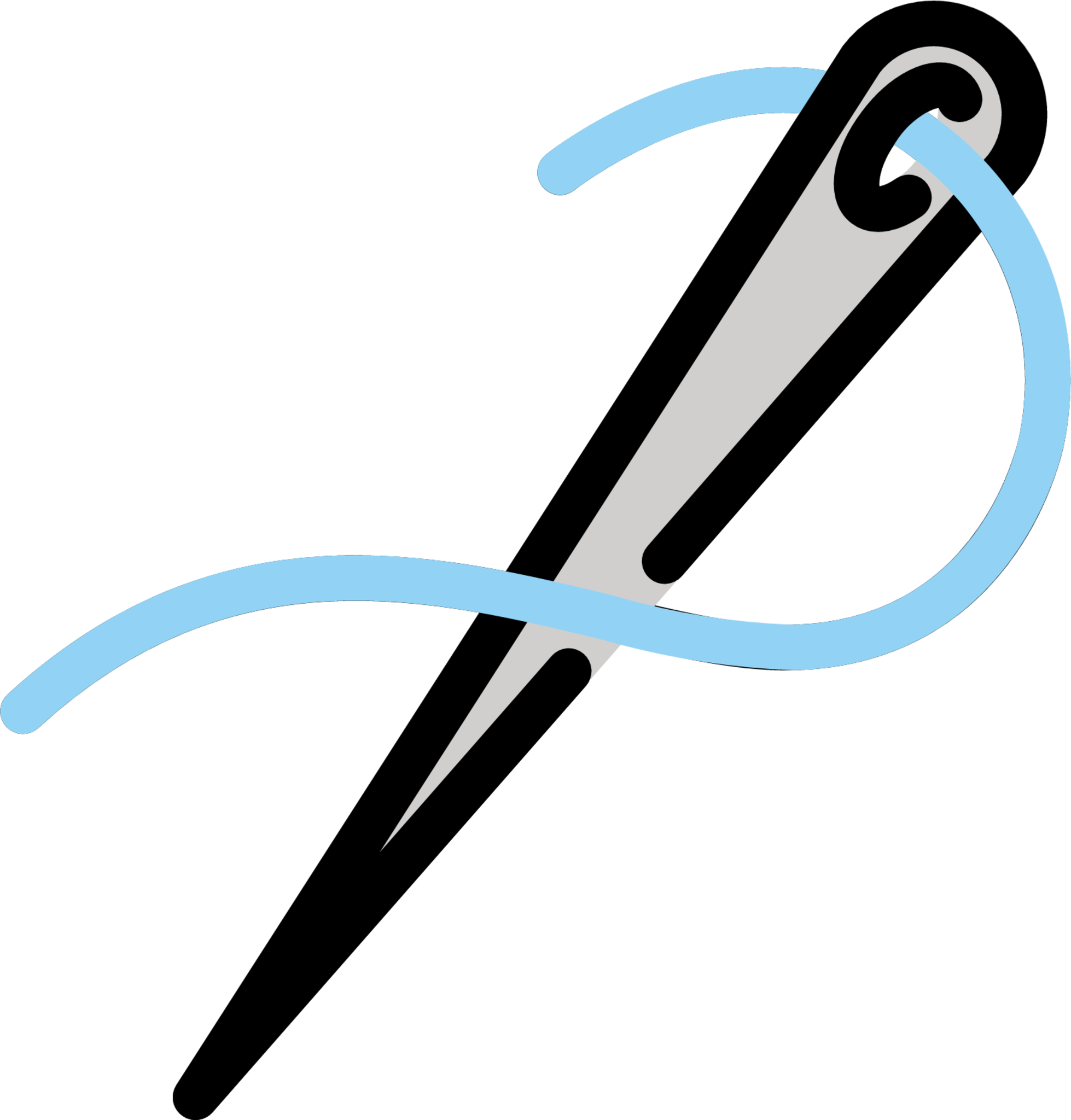 sewing needle emoji