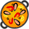 shallow pan of food emoji