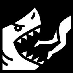 shark bite icon
