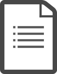 Sheet folded list icon