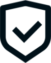 shield check line icon