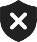 Shield Dismiss icon