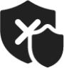 Shield Dismiss Shield icon