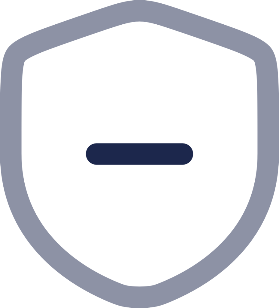 Shield Minus icon