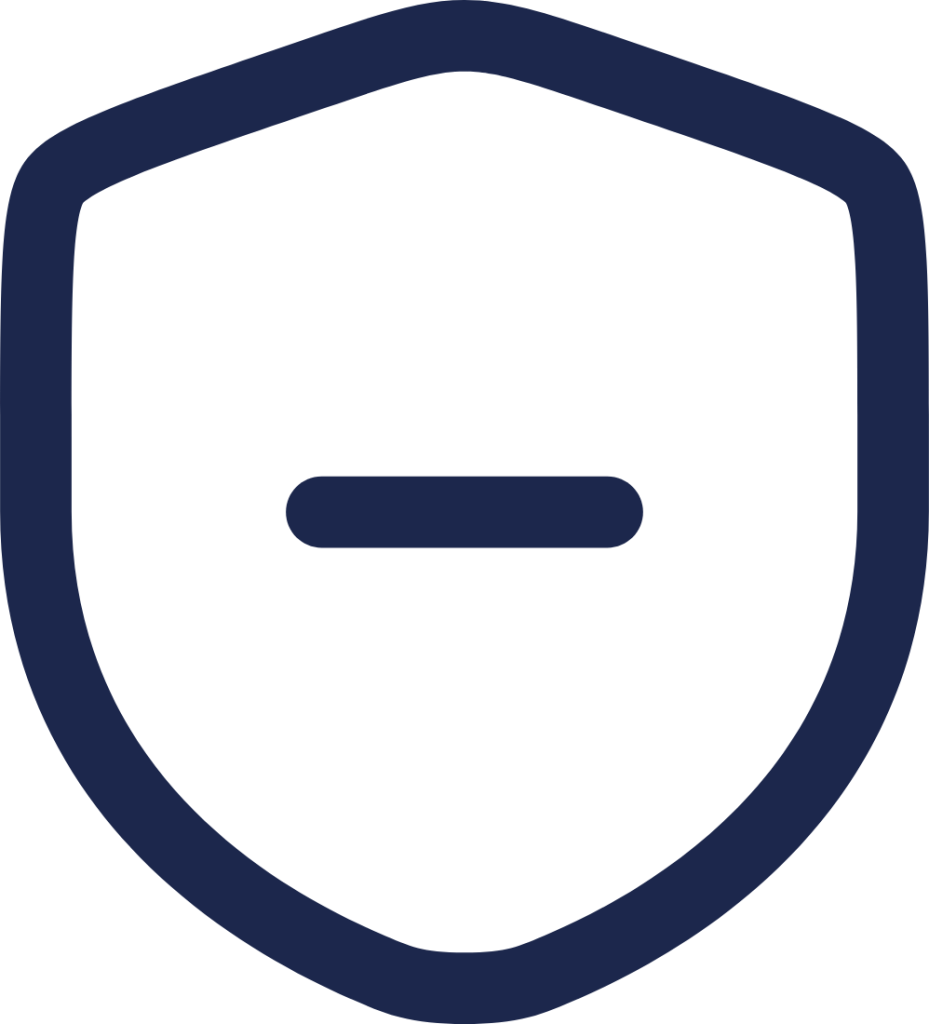 Shield Minus icon