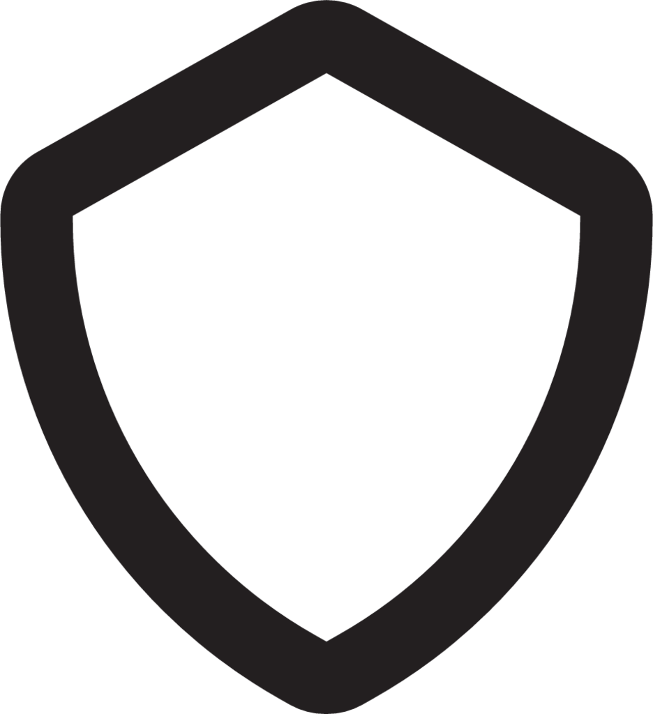 shield outline icon