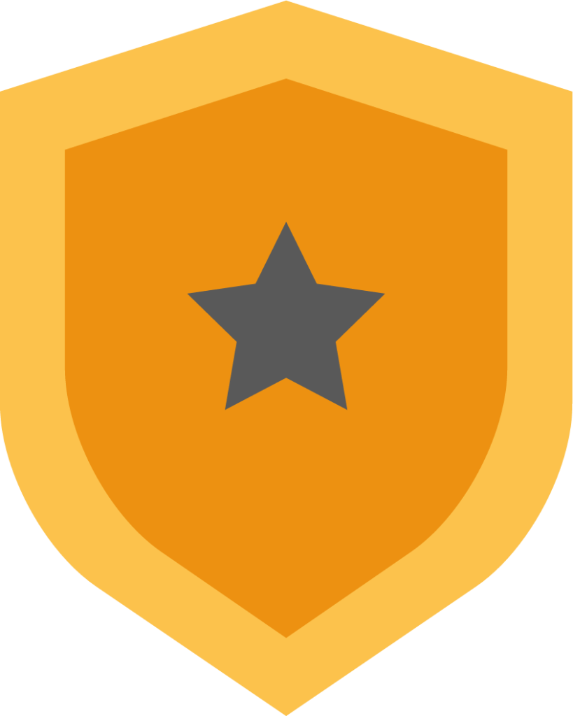 shield star icon