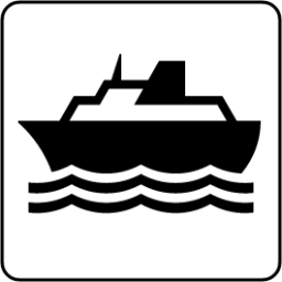 ship ferry port icon