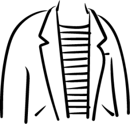 Shirt and Coat illustration