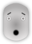 shocked face icon