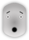 shocked face icon