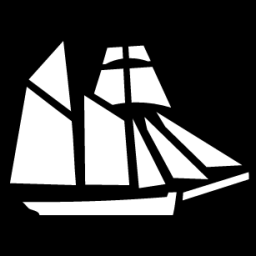 shooner sailboat icon