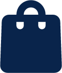 shopping bag 1 fill business icon