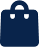 shopping bag 1 fill business icon