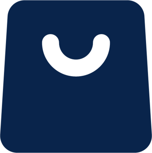 shopping bag 2 fill business icon
