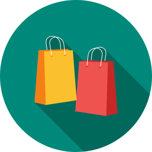 Shopping Bag Icon Outline Filled - Icon Shop - Download free icons for  commercial use