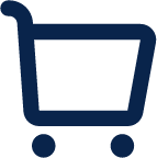 shopping cart 1 line business icon