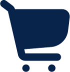 shopping cart 2 fill business icon