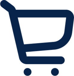 shopping cart 2 line business icon